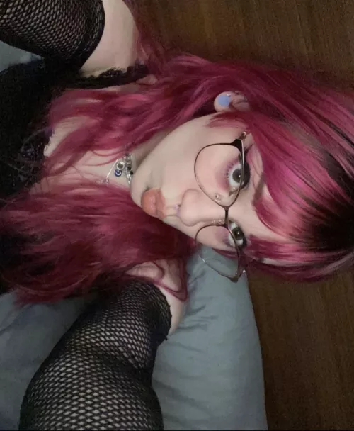 Who’s up? Just dyed my hair pink again!