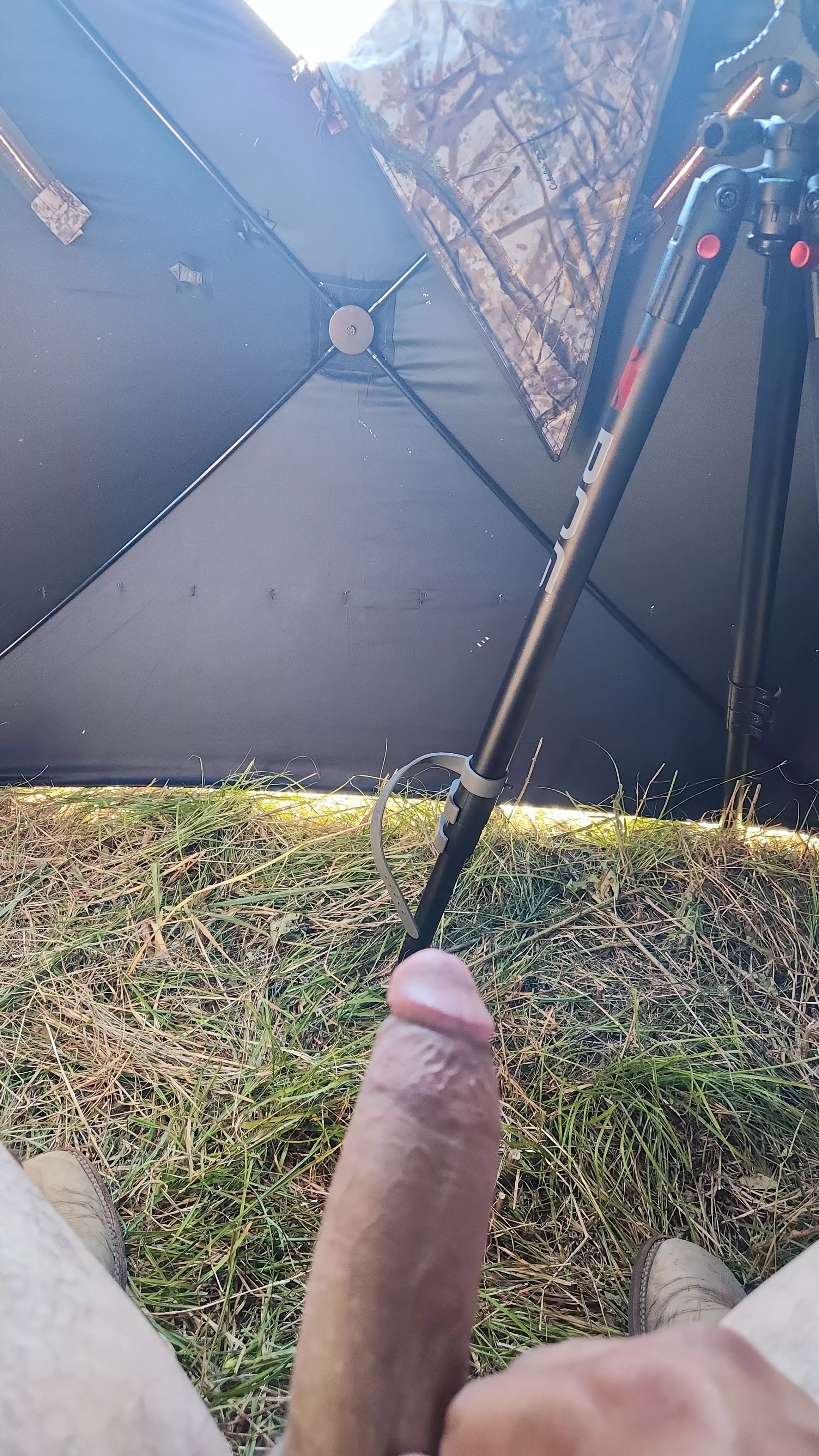 Wish another hunter would walk up on me and find me hard like this Wish another hunter would walk up on me and find me hard like this