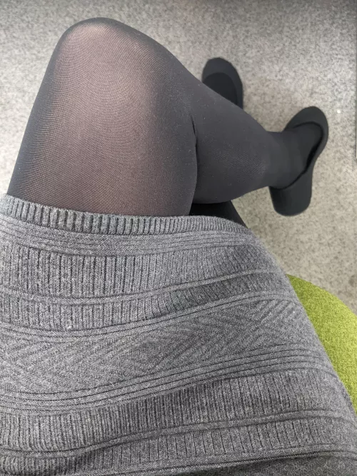 A good day for a cosy skirt