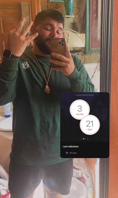 after a crazy summer that led to a journey of self and spiritual growth, and healing with some shadow work, iām 113 days sober and I finally got the pep back in my step šš½