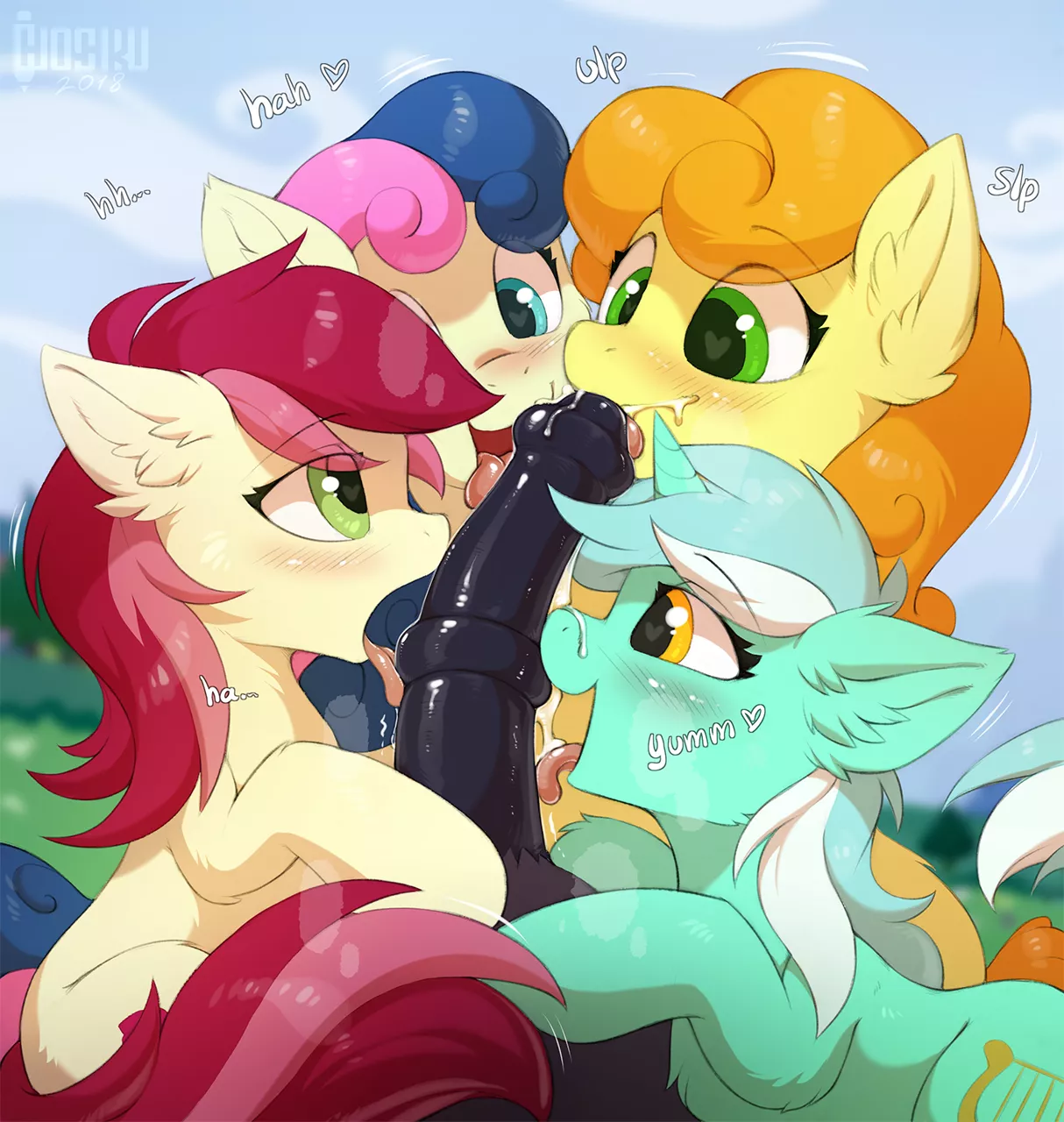 Background ponies deserve more love~ (Hioshiru)