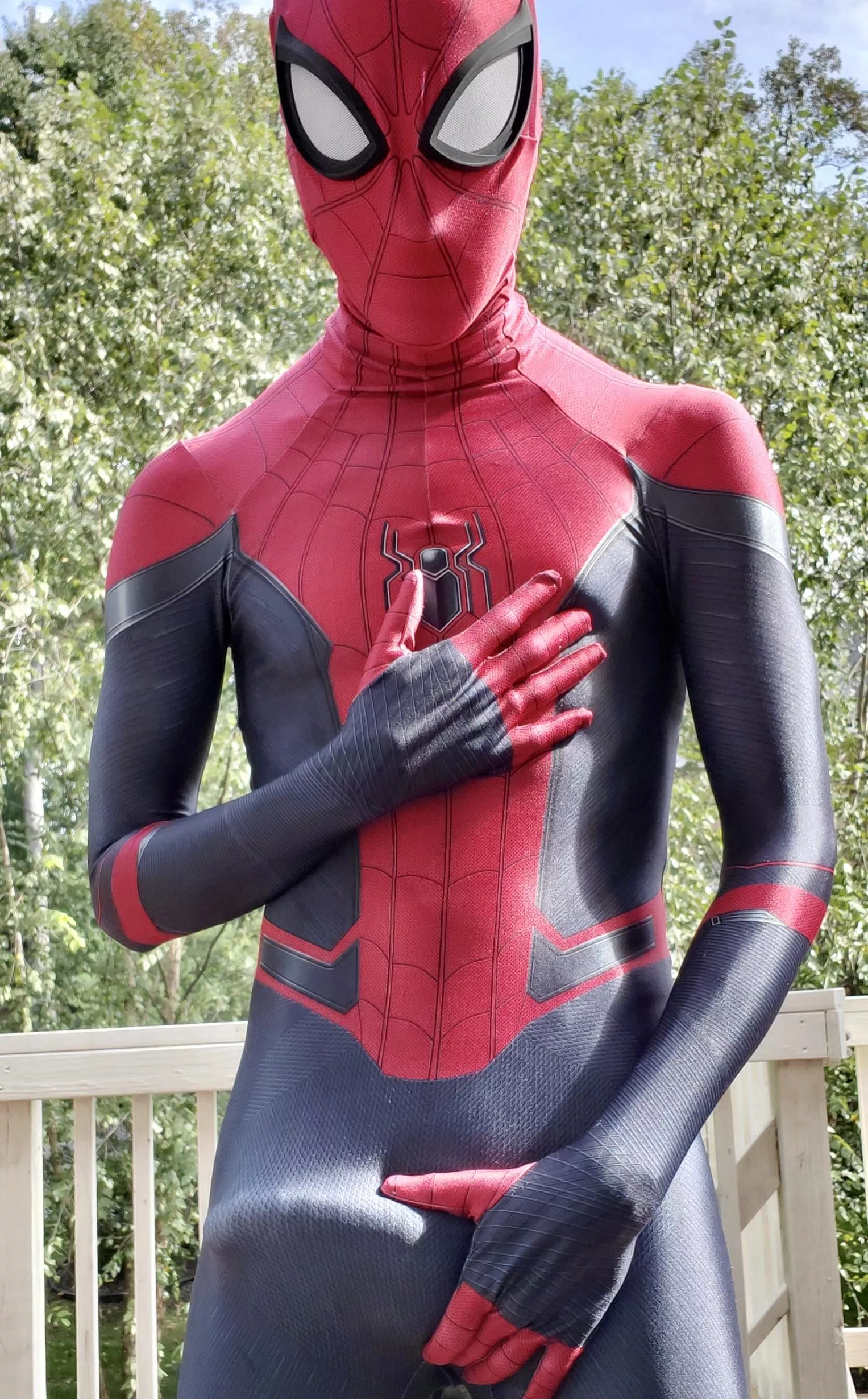 Can I shoot my web on you?