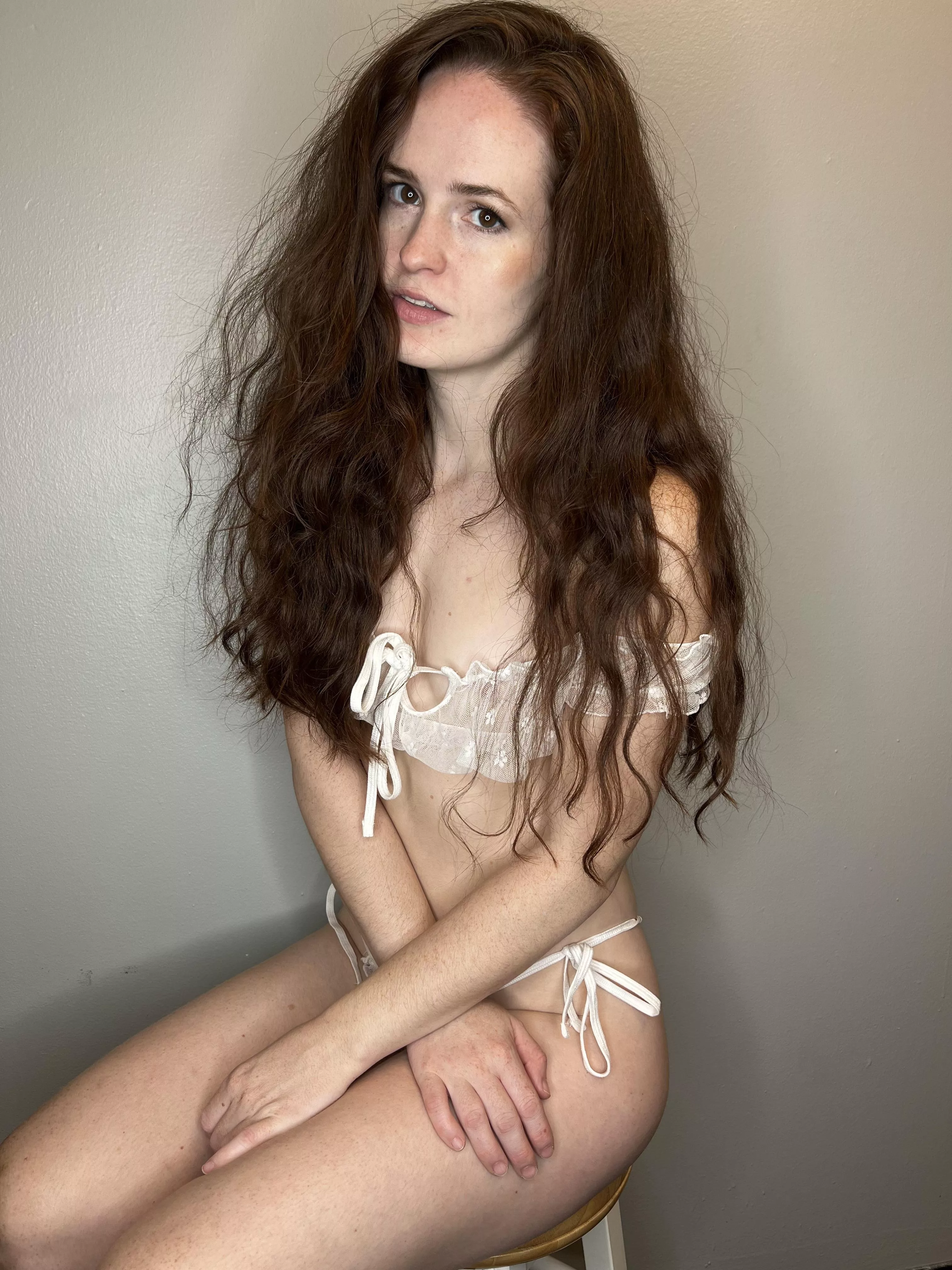 Frizzy hair + freckles + the look in my eyes = TROUBLE
