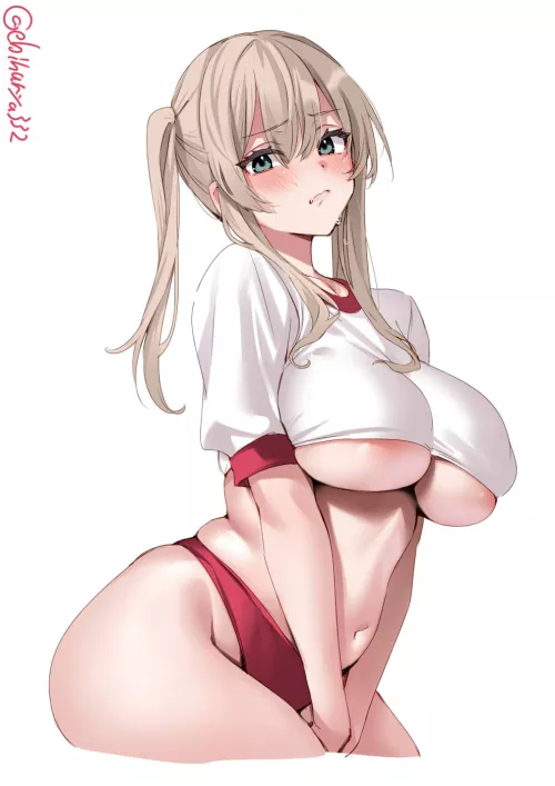 Graf Zeppelin in a buruma (Ebifurya) [KanColle]