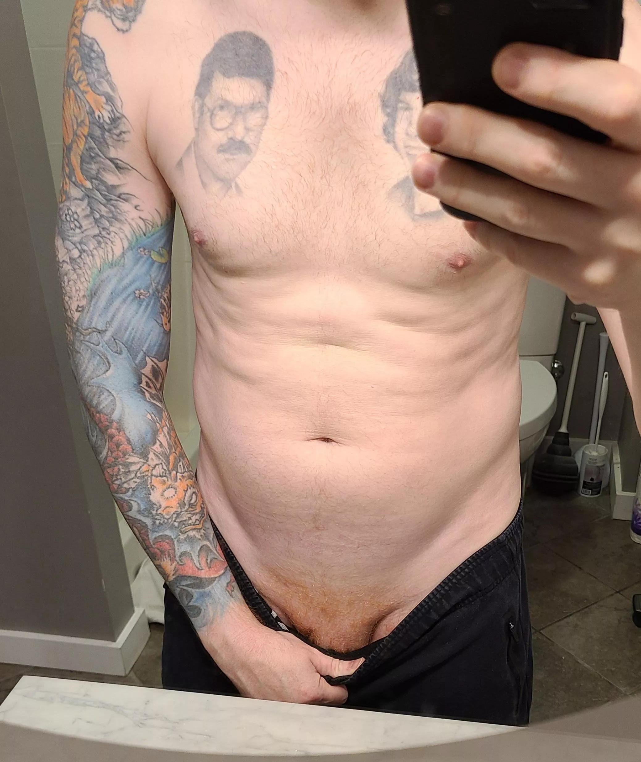 Gym in the bag, time for a shower....
