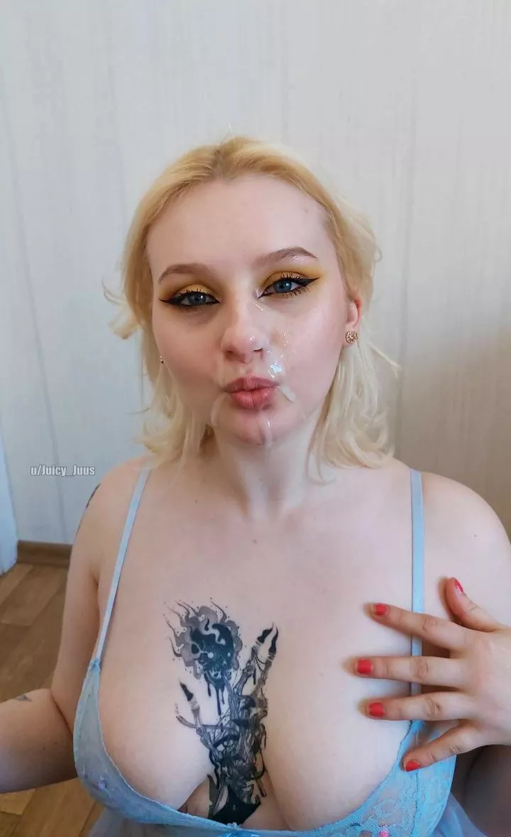having nut on my face makes me wanna keep sucking