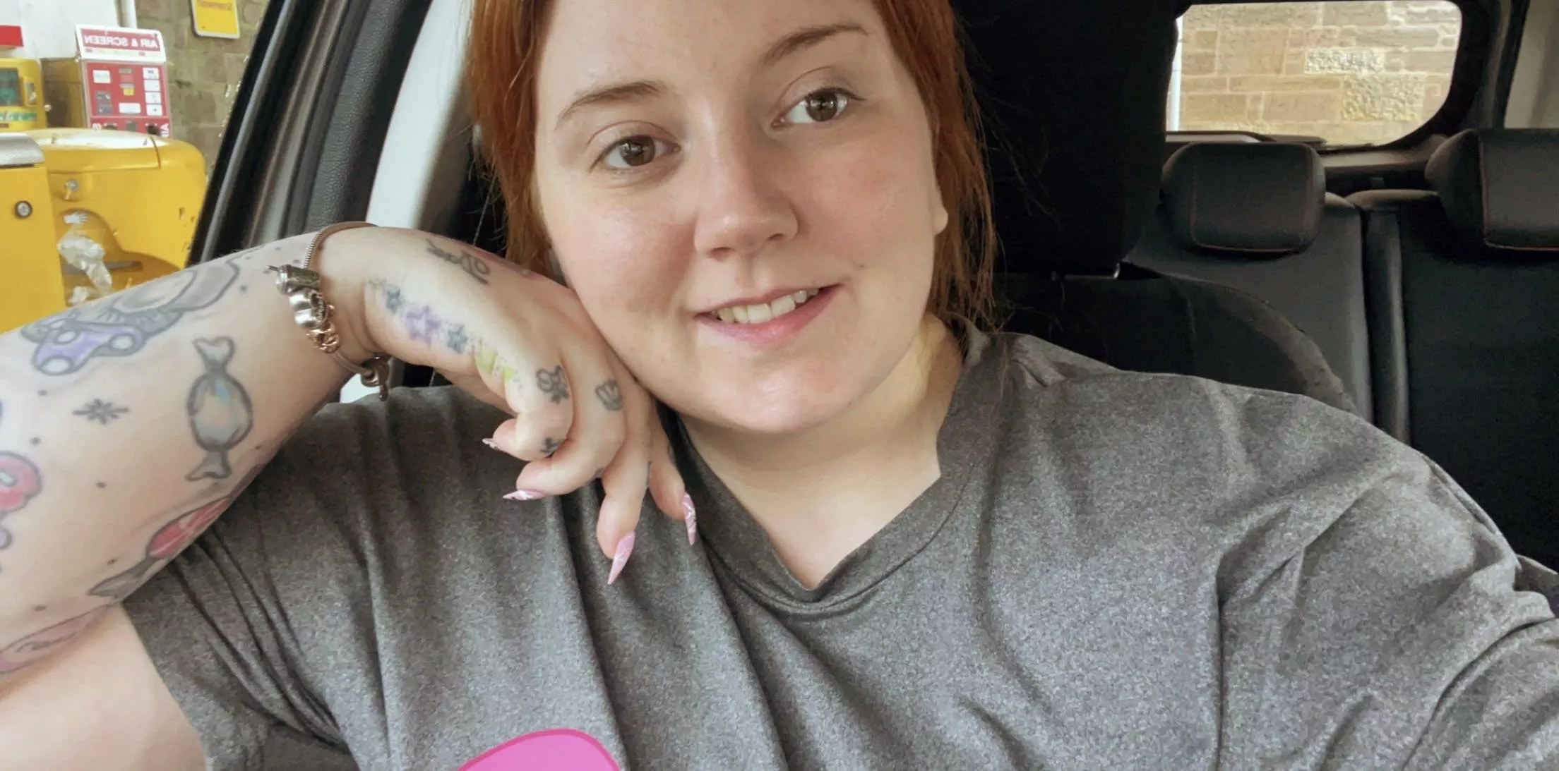 Here’s a wee no make-up selfie from this morning 🥹