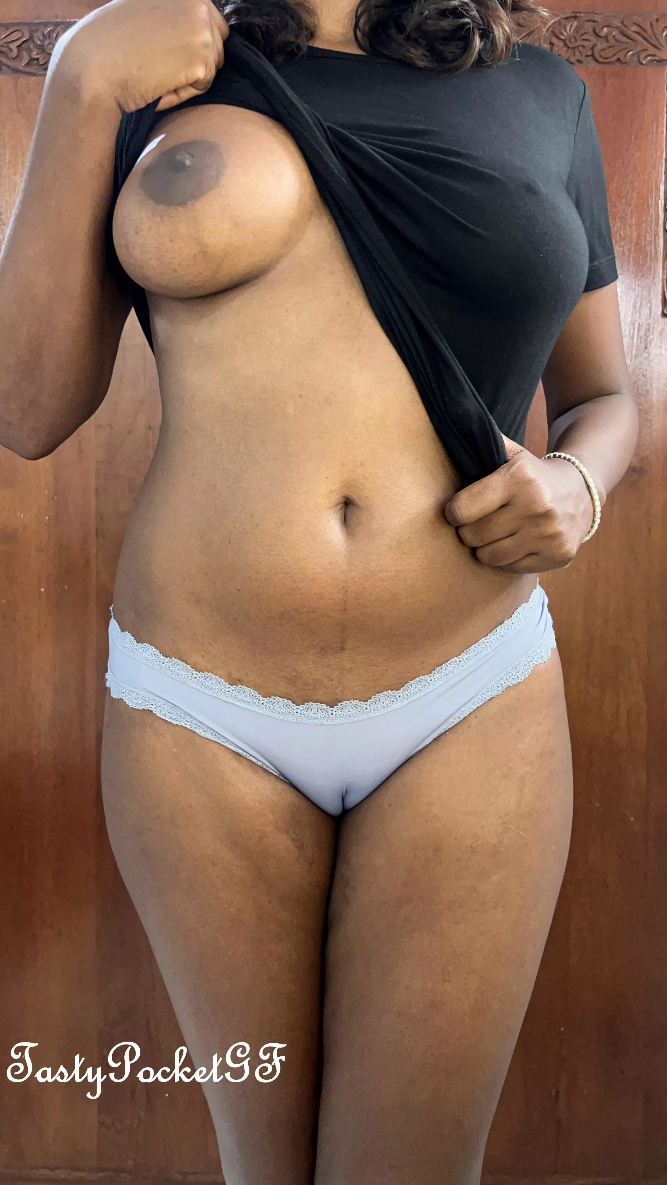I give you two options! You can cum on my tits or in me... [F]