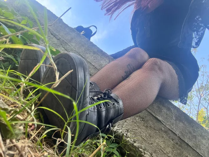 I'm sure you're turned on by my brutal boots