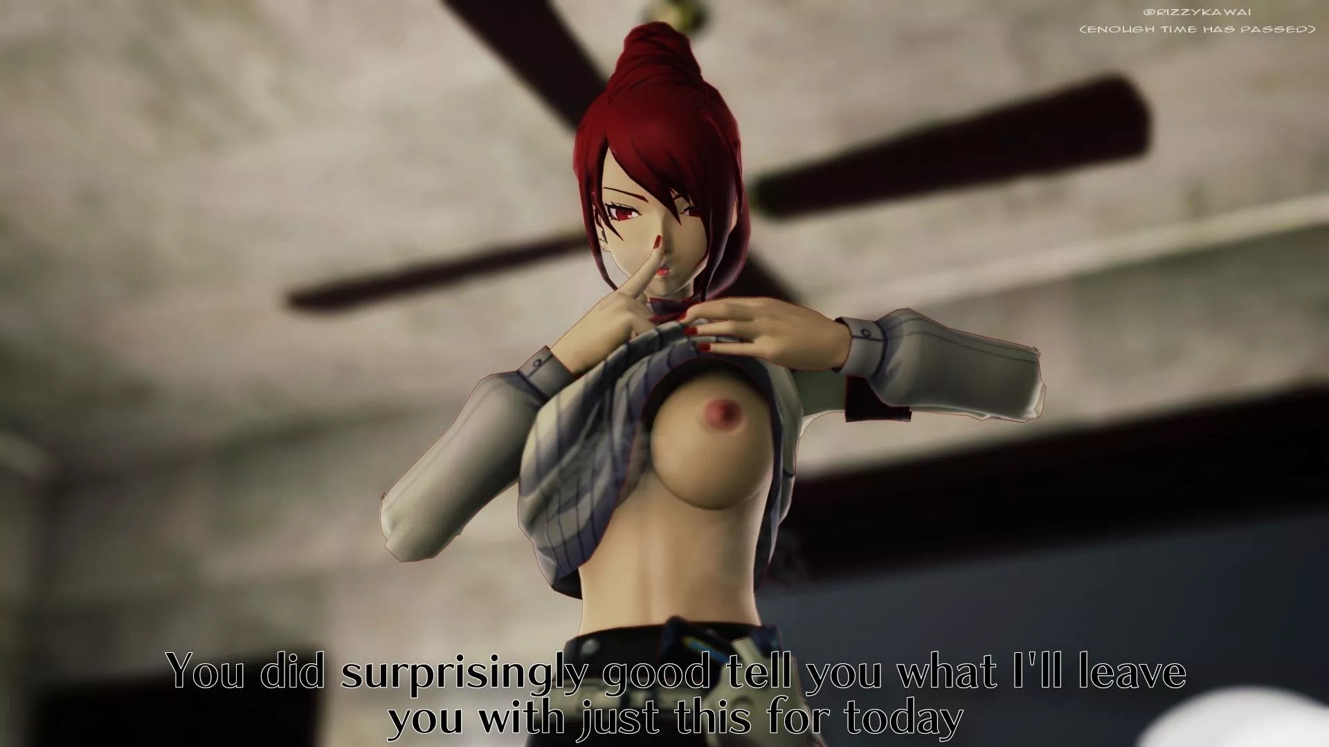 Mitsurus unique way of saying thank you (@RizzyKawai)