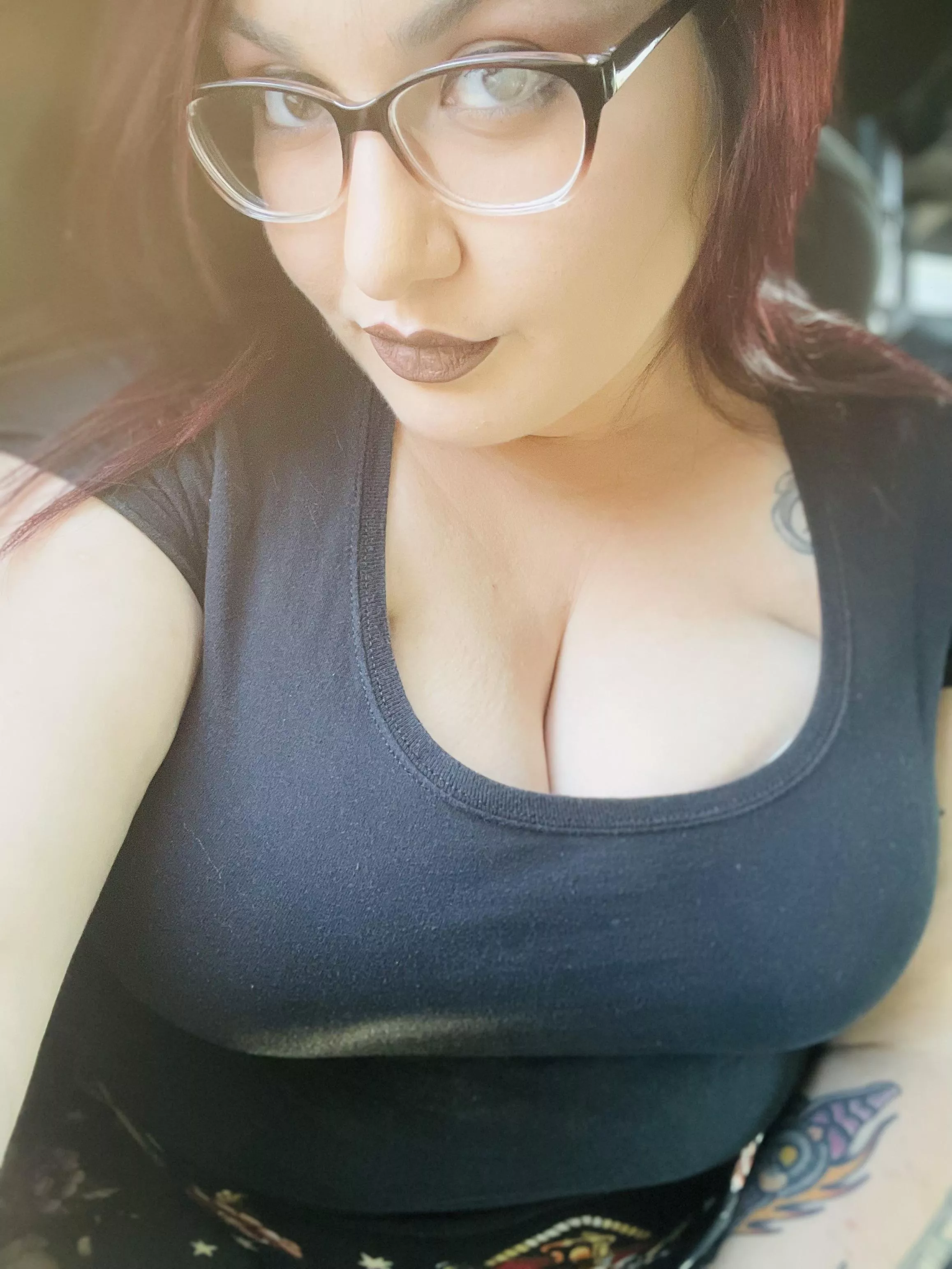 My eyes are up here