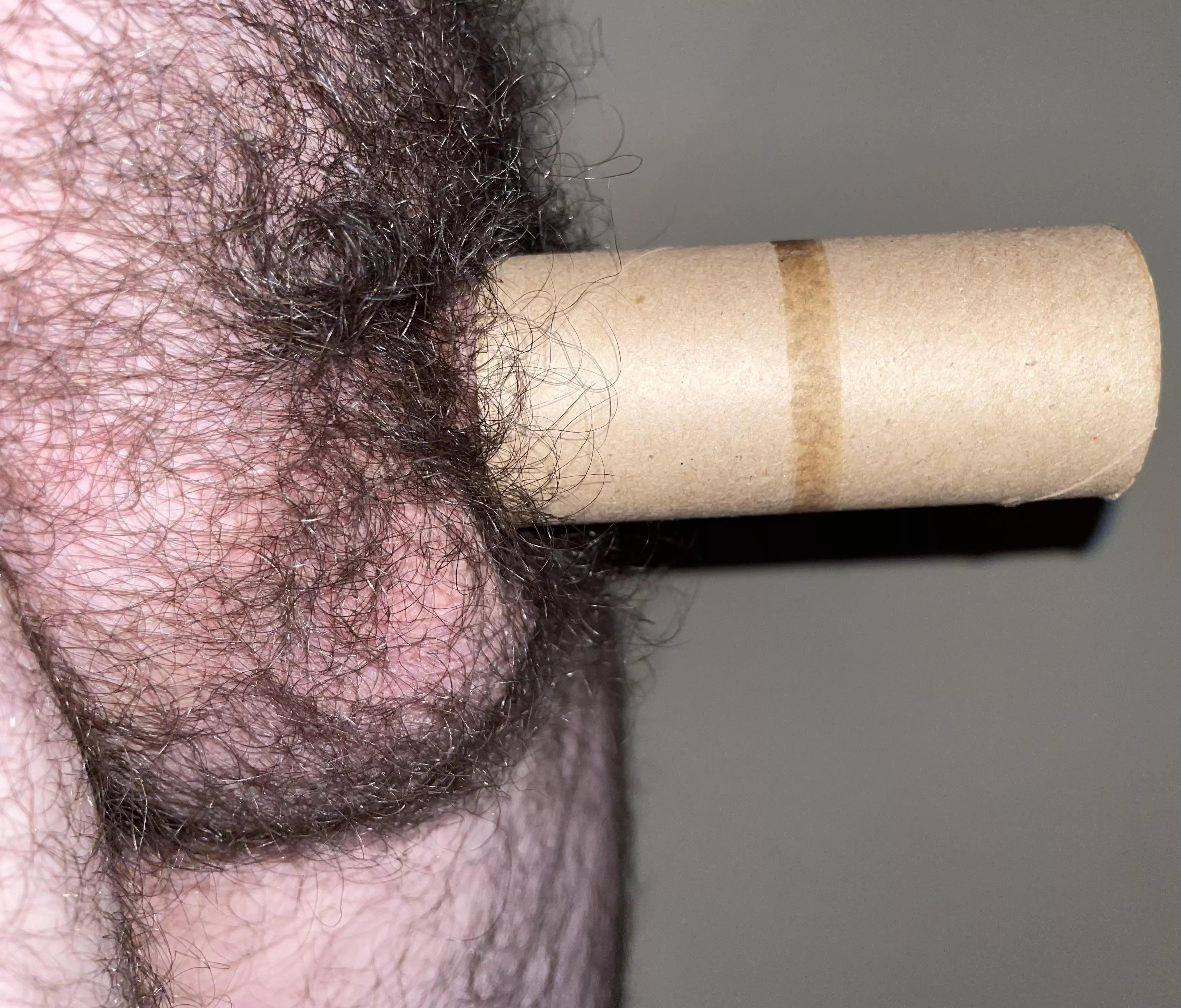 Small Cock attempts the Toilet Paper Roll Challenge