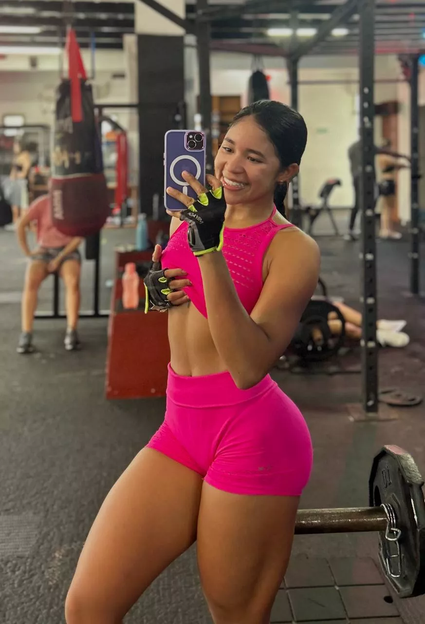 The gym built my body like this