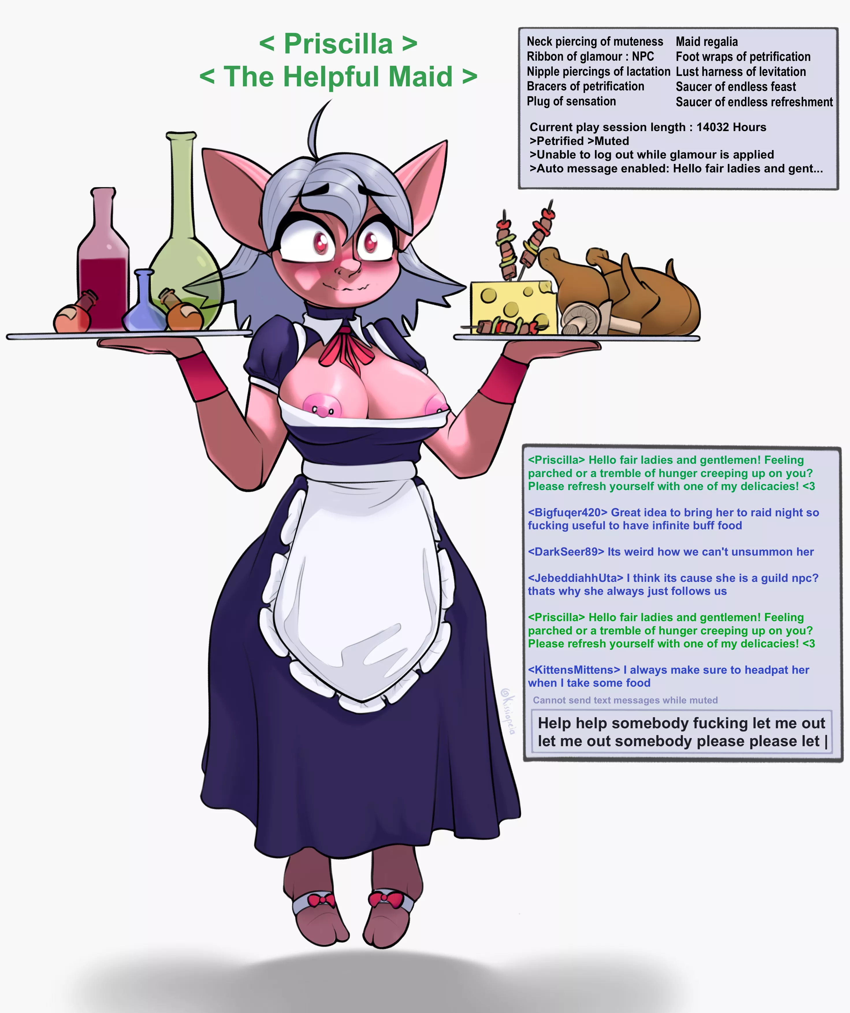 What a helpful maid to keep around