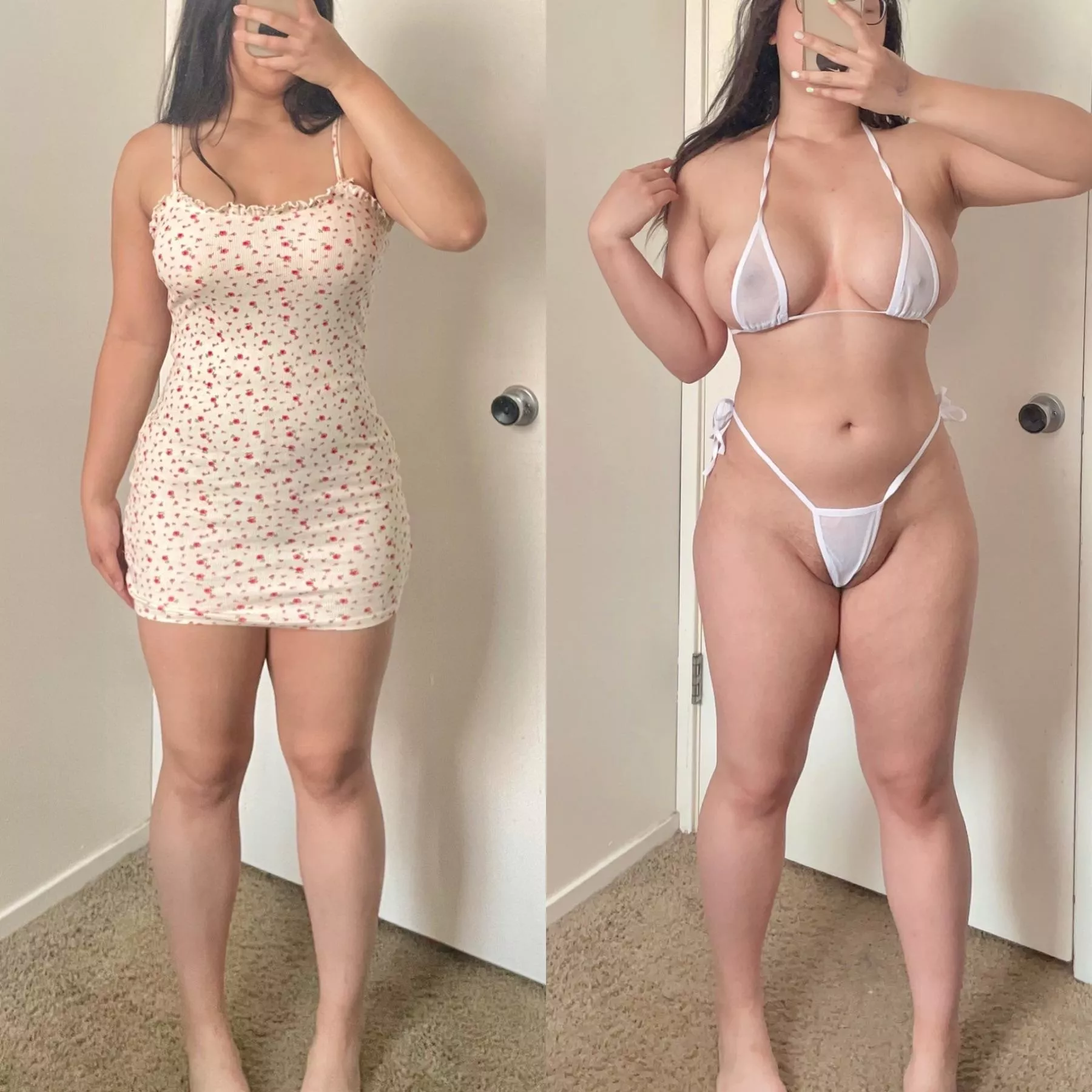 You prefer bikini or sundress..