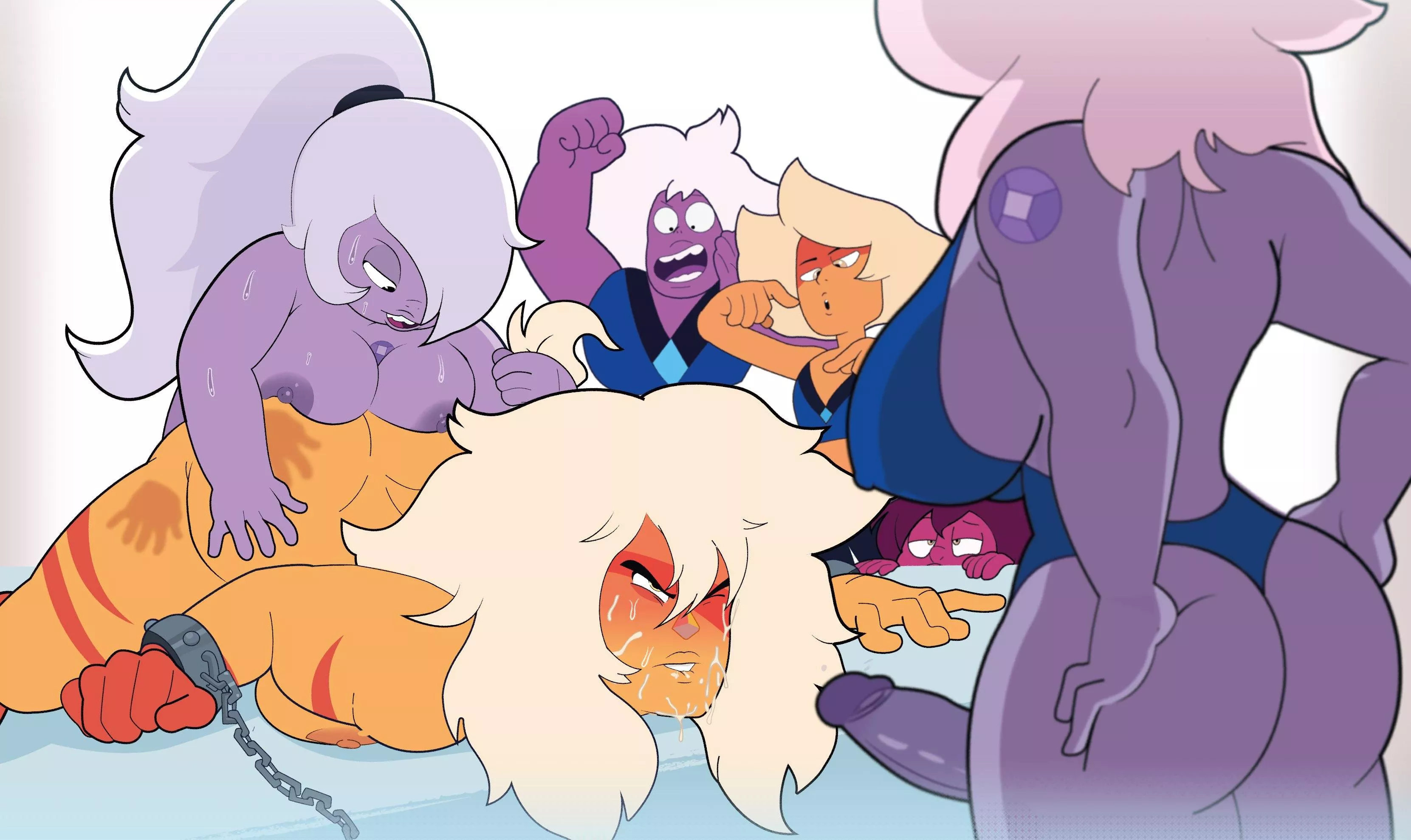 Amethyst gets some payback Artist : (Goz-O)