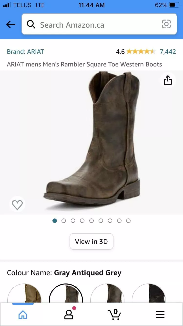 Ariat sizing