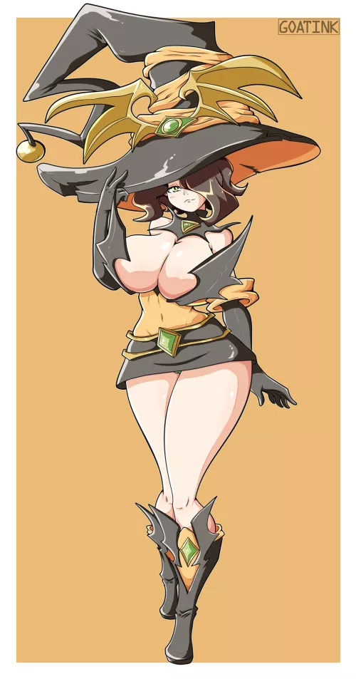 Bewitching Evie wants all your candy (Goatink)