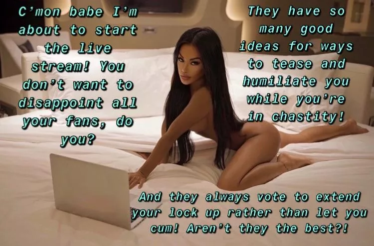 Chastity livestream