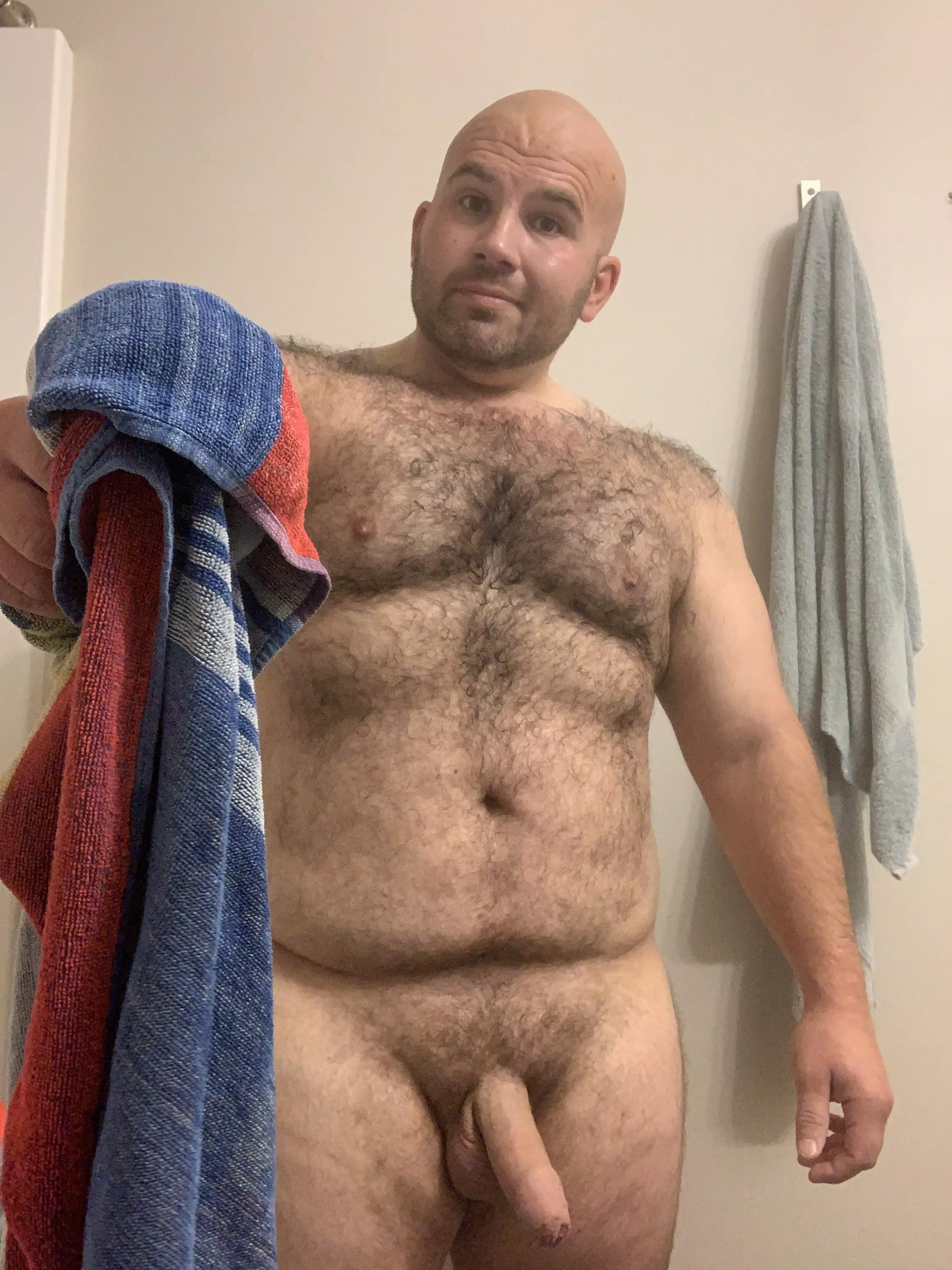 Help me towel off?
