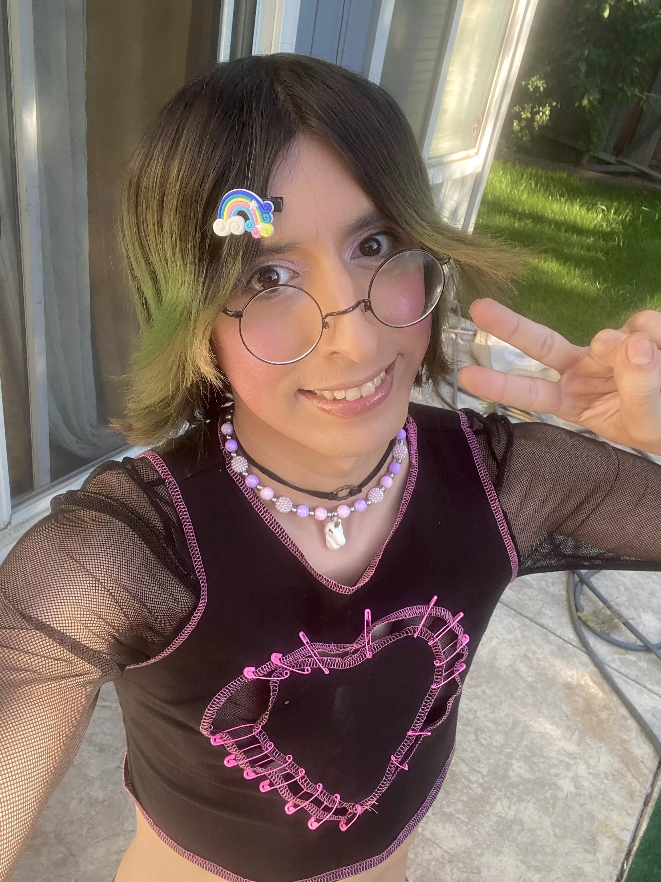 I can finally be the emo girl that I always wanted to be!! :3