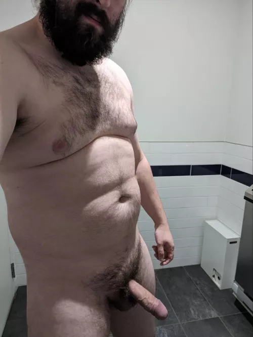 I love getting naked at work