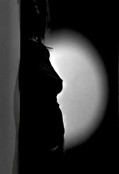 In the silhouette… of my phone…