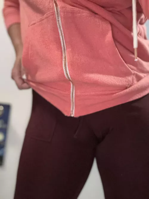 My wife showing a little camel toe for her students?