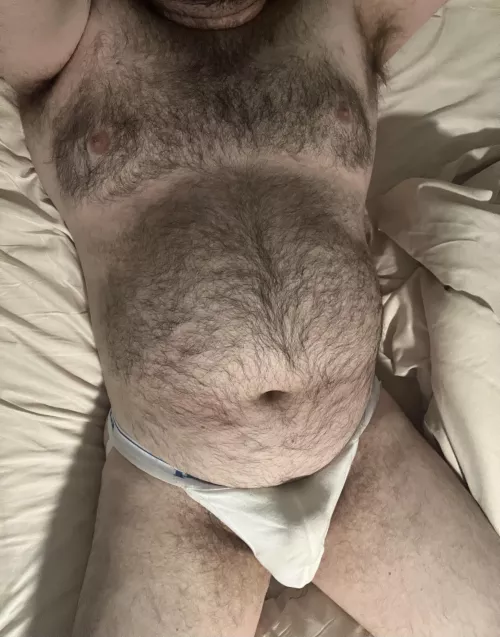 Sleepy cub needs belly rubs please 🥺