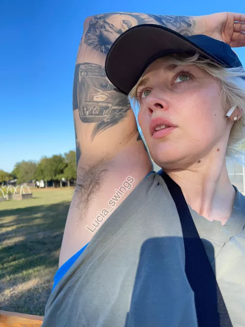 Sweaty walk today, tasty?