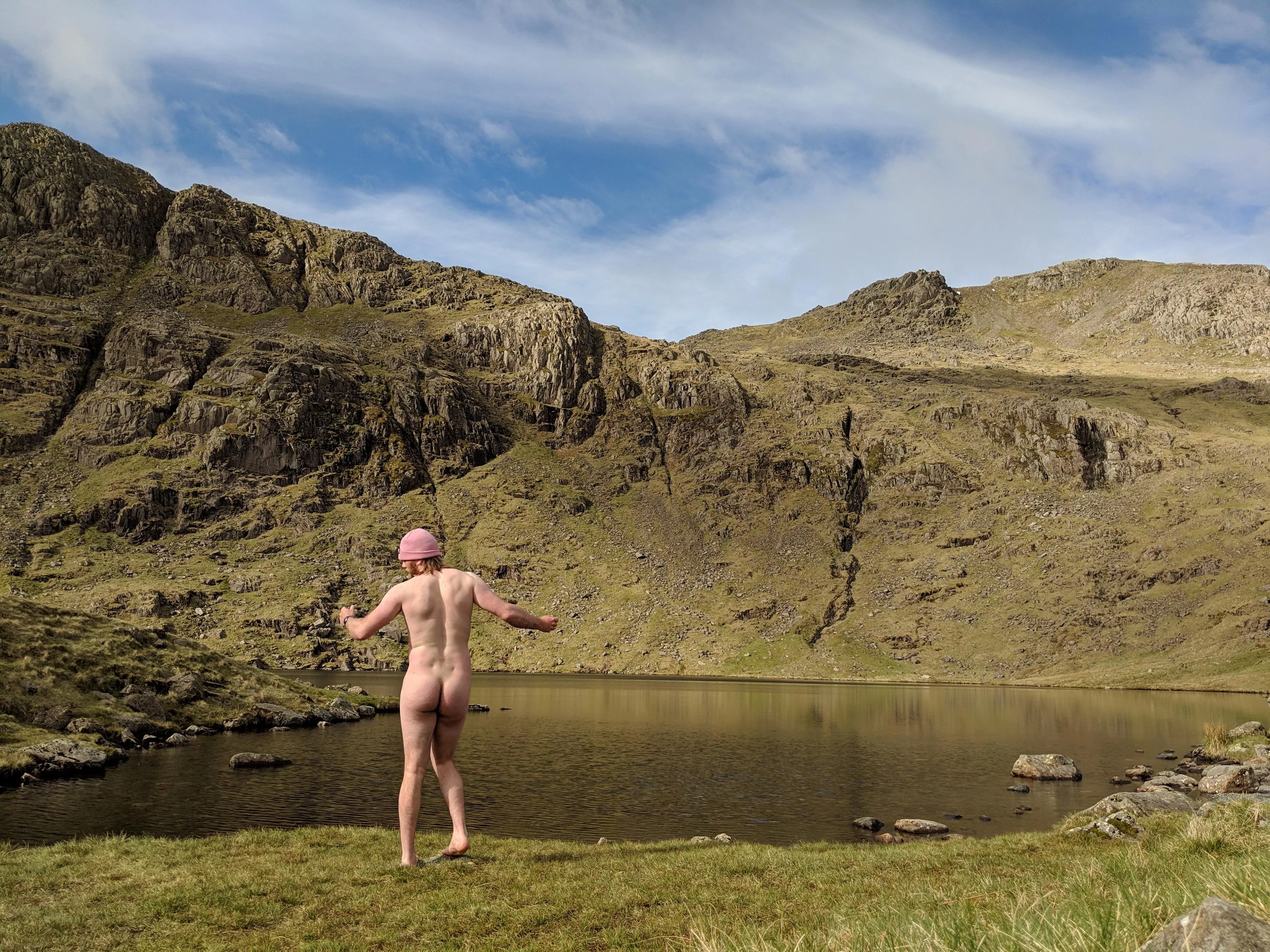 Timer took the photo right as people came over the hill