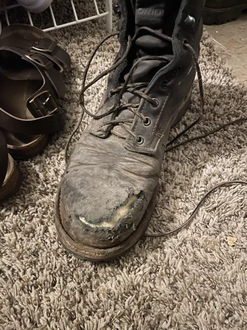 Tore my boots