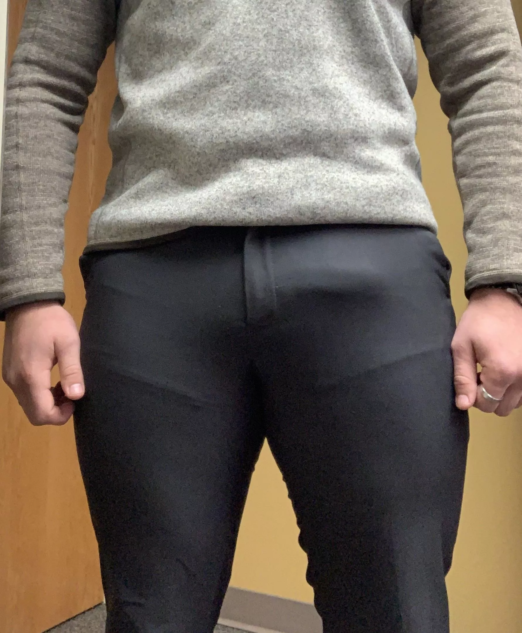 Two layers can’t hide my bulge