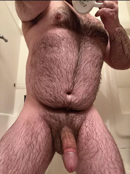 Waiting for you to get wet with me