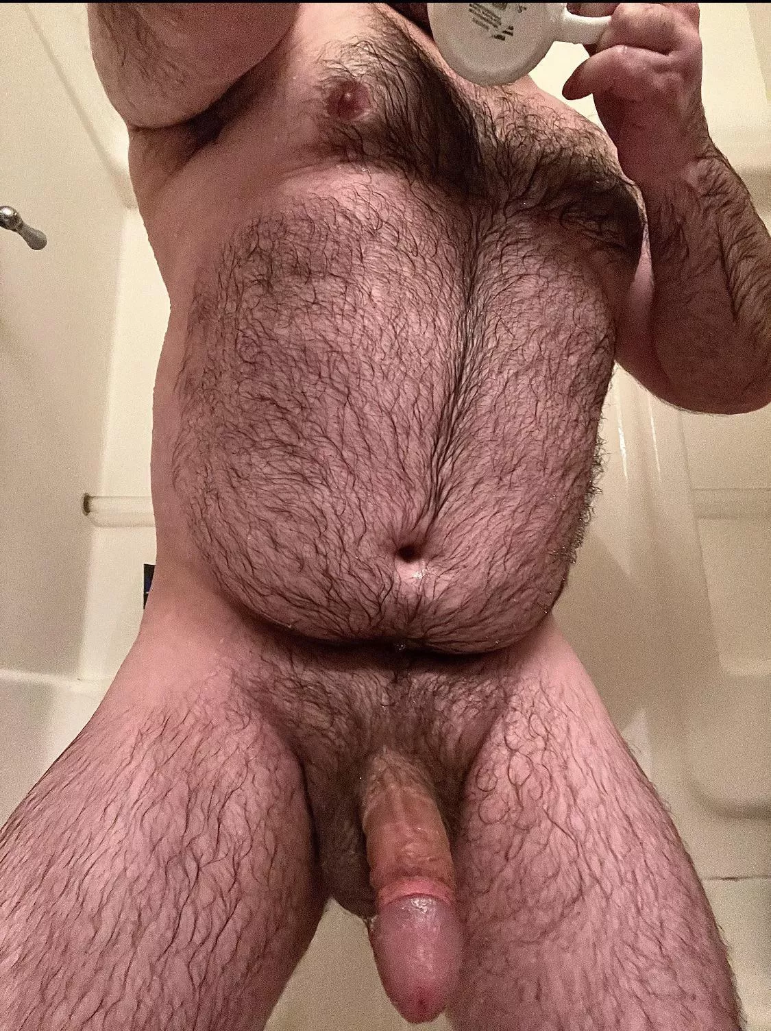 Waiting for you to get wet with me