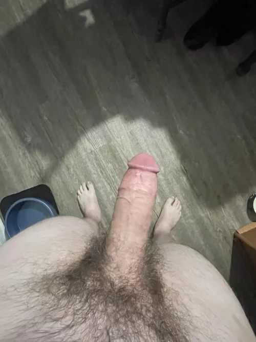 Walking around the house with no bottoms on