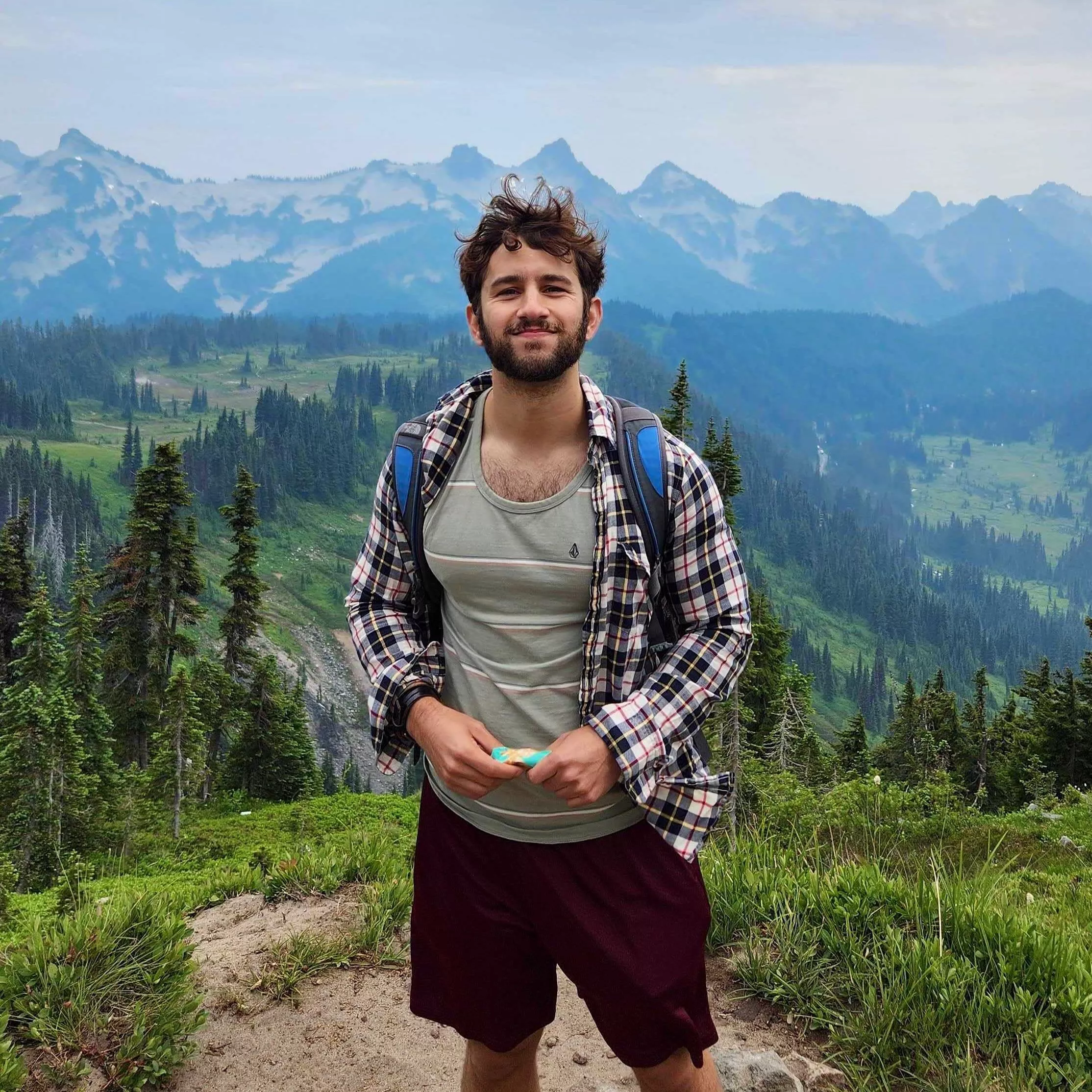 Was (literally) blown away by this view 🏔️