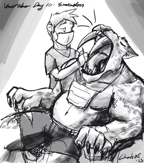 Weretober Day 10: Smilodon