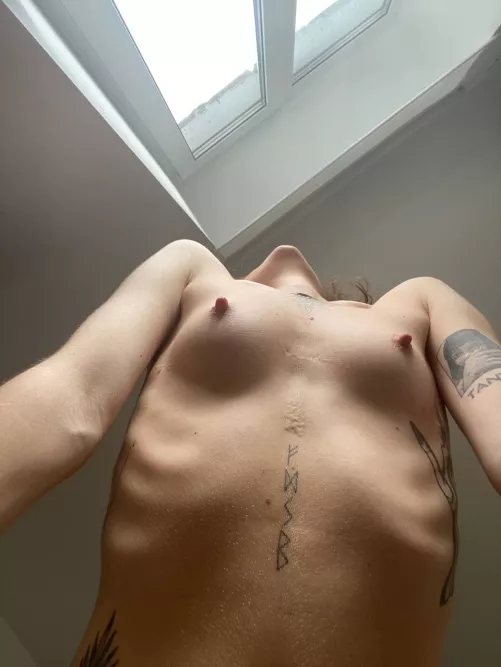 You want to bite me on my pointy nipple?