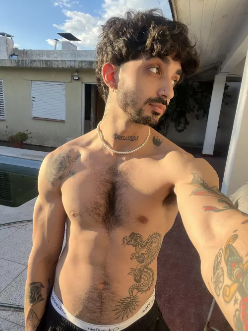 a chest tat would look good?