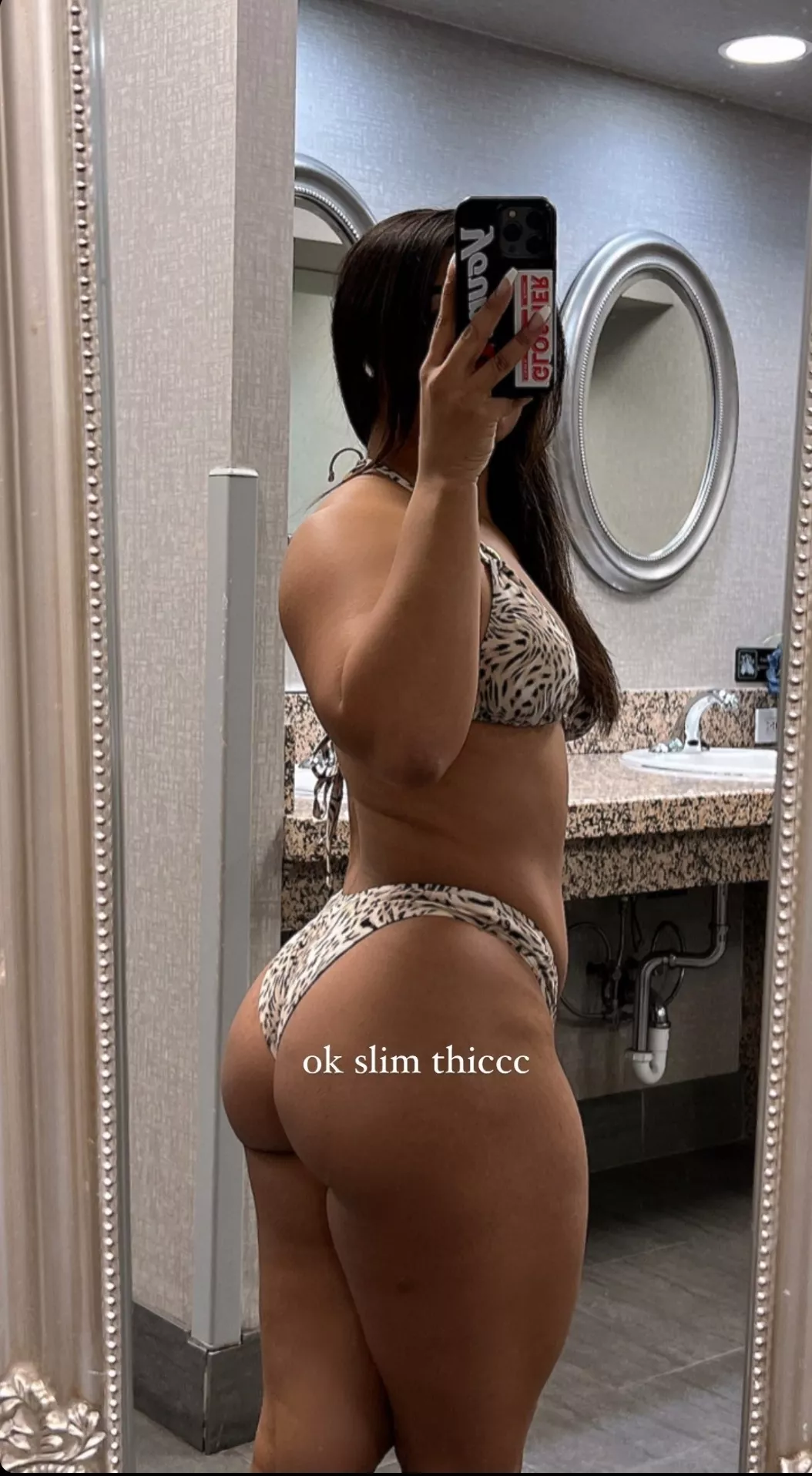 a.vriell in bikini at her gym