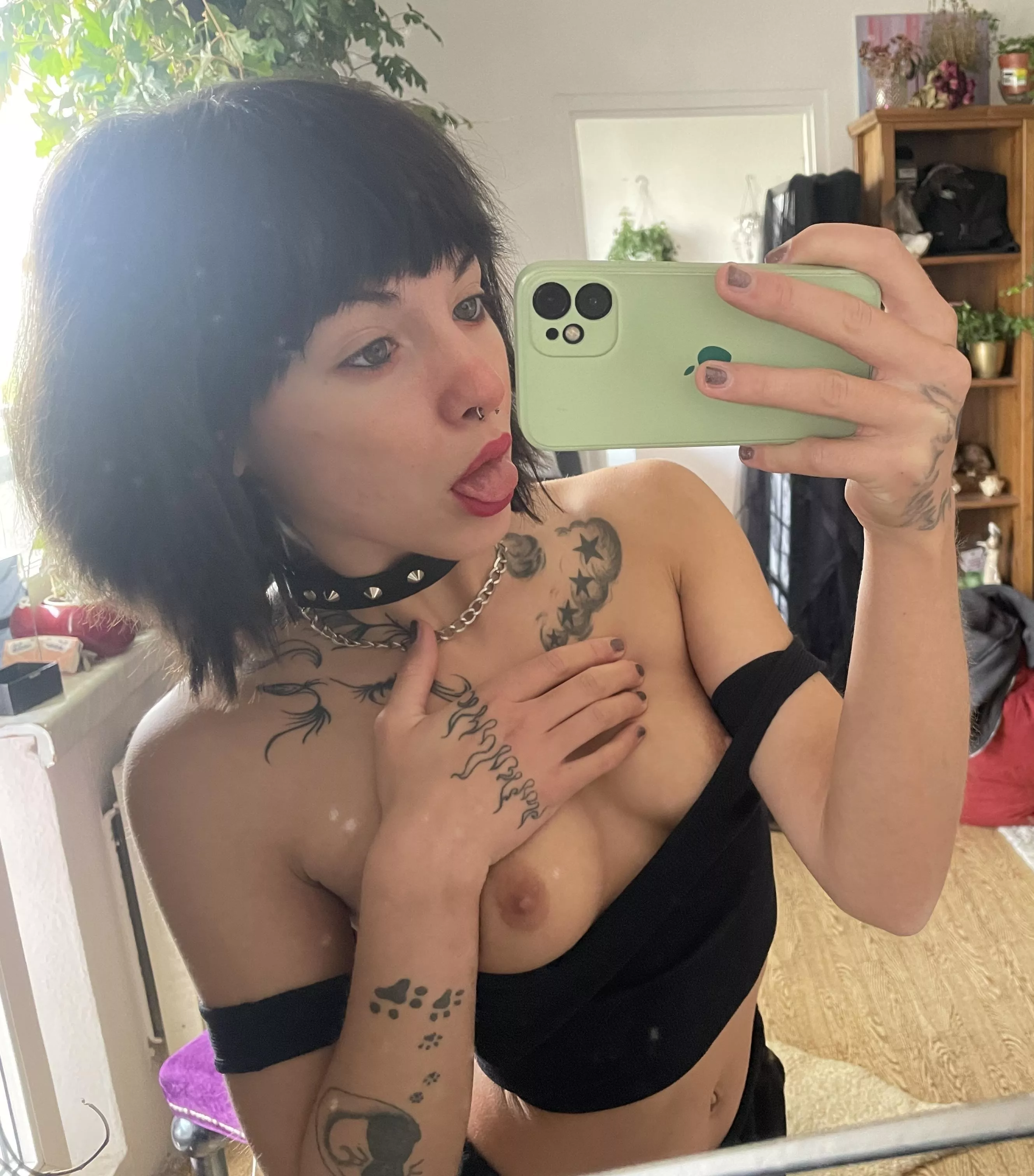 Basically asking you to give me a lick