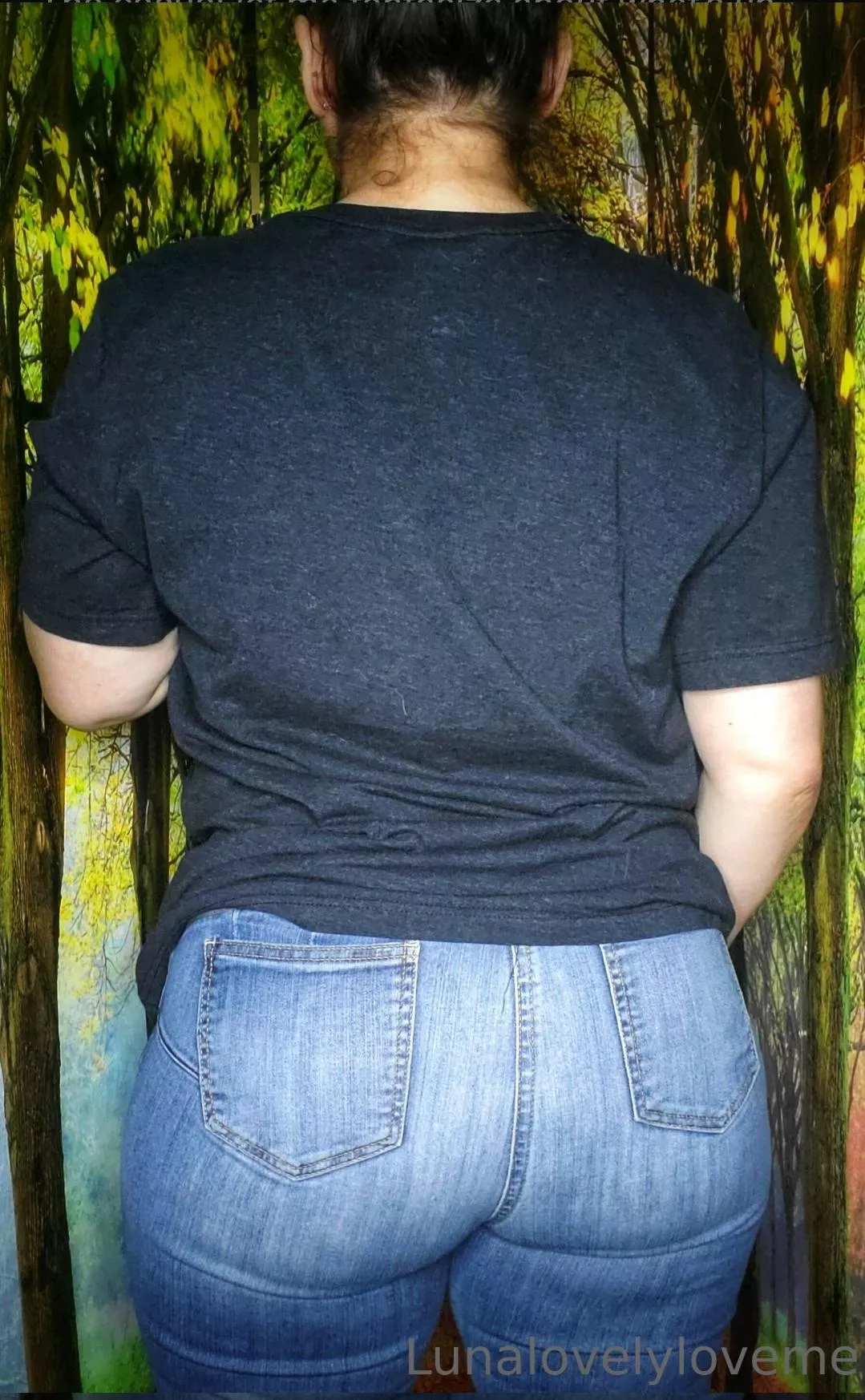 Casual but the jeans make it sexy