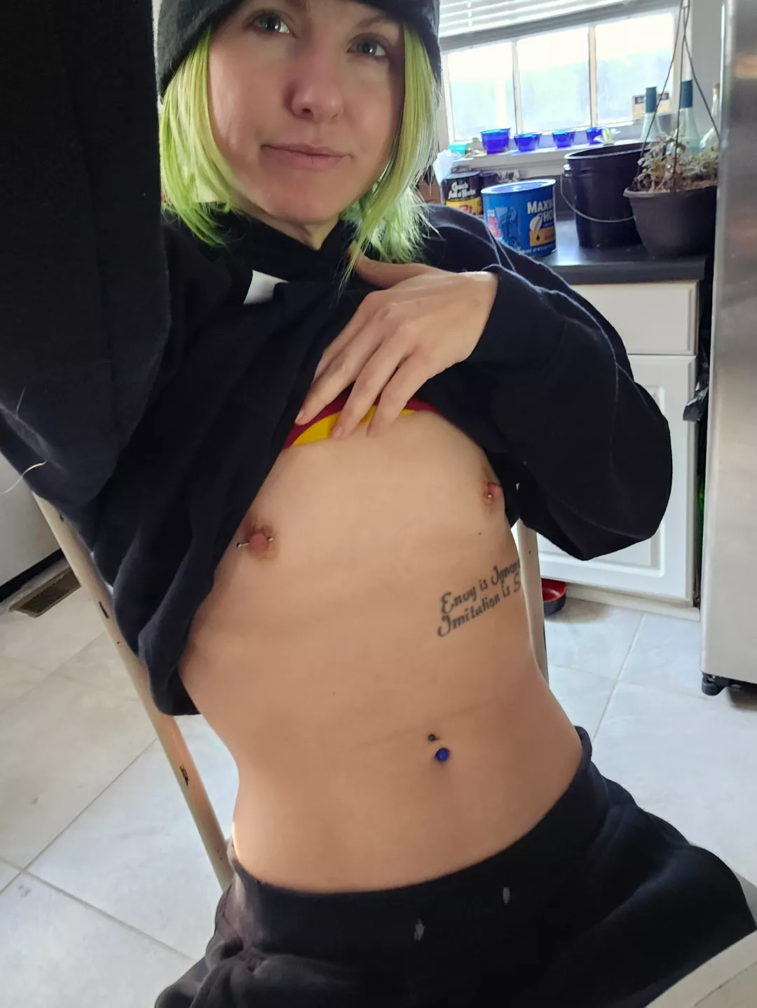 I'm going as Beetlejuice for Halloween.