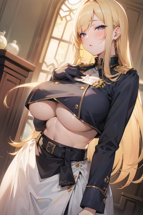 Military Underboob