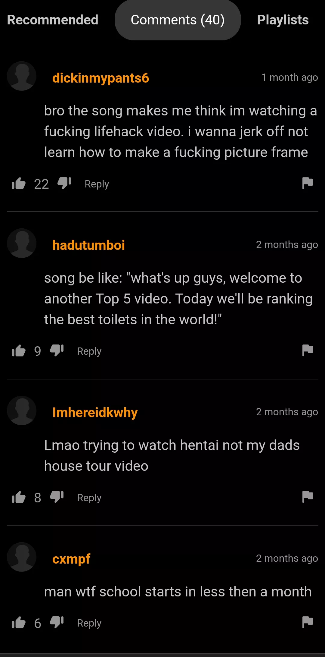 Some gems from a vidio