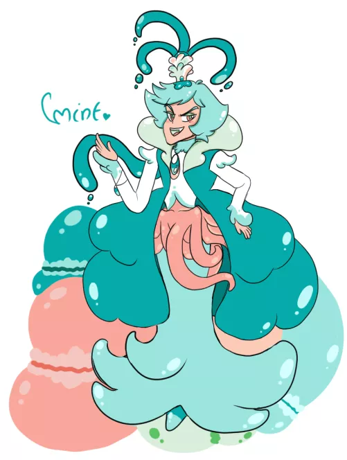 Tentacle Monster Oc: Mint.