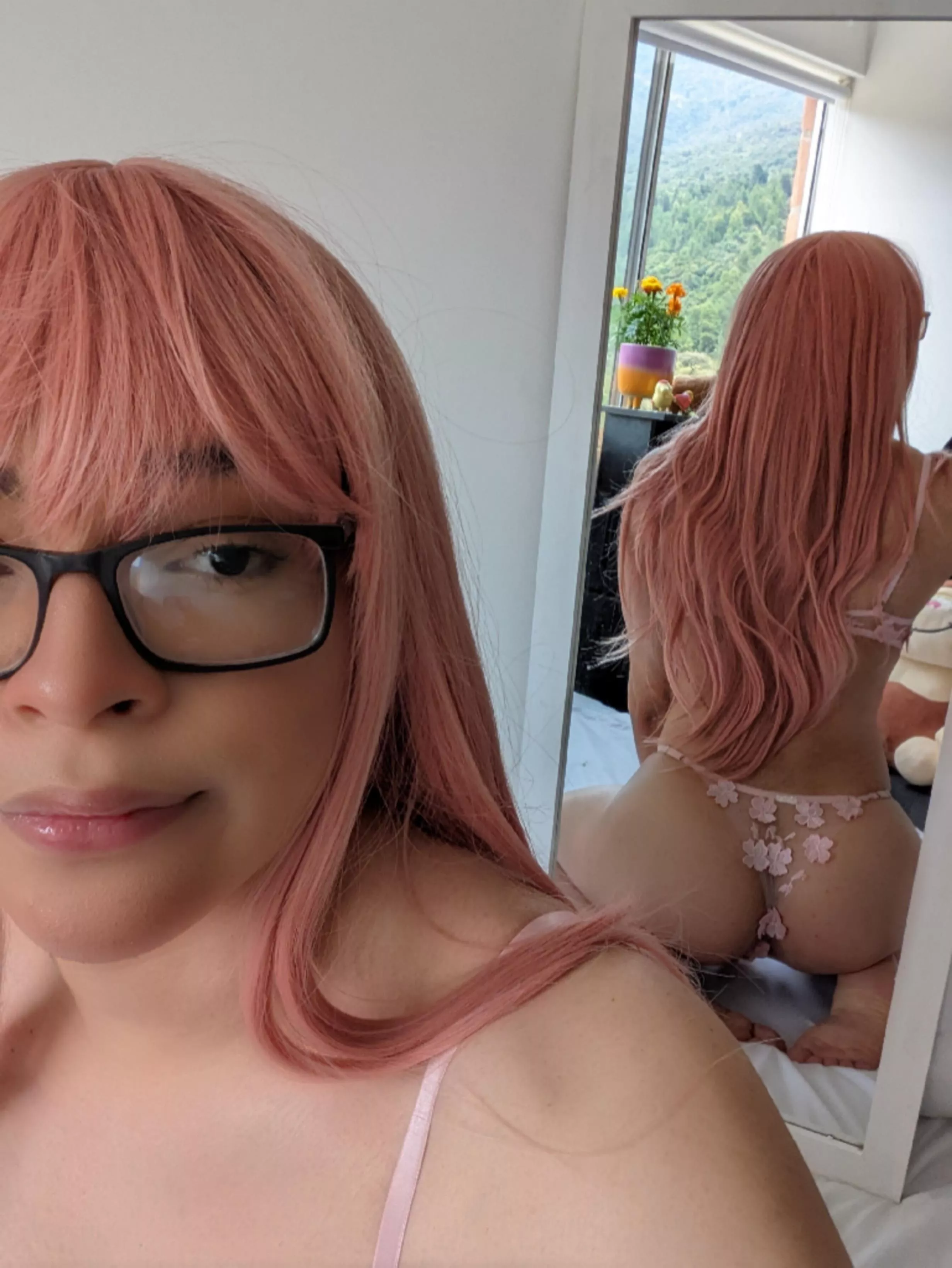 This one cuz I liked my hair 🤭