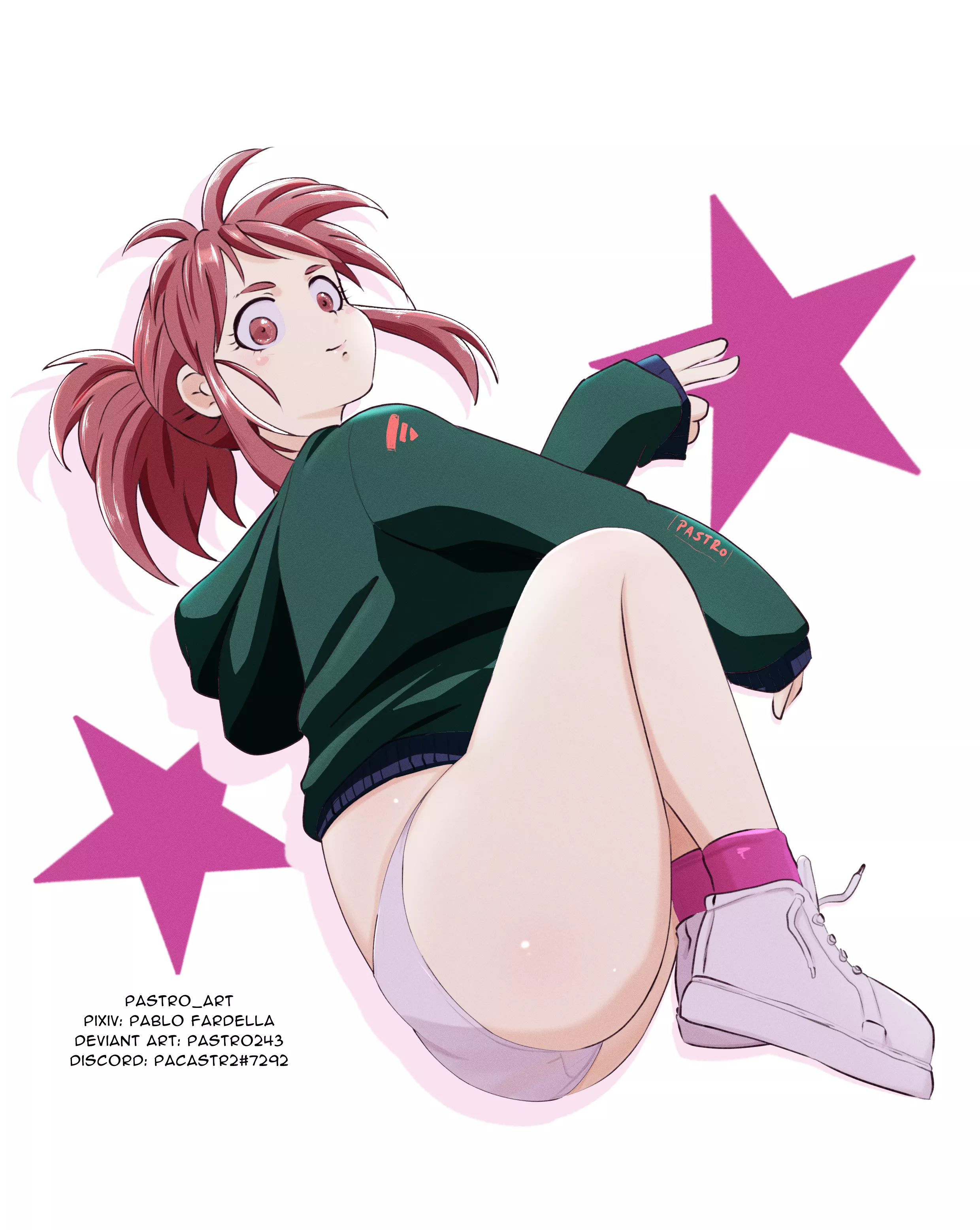 Uraraka Ochako made by me (pastro_art/Pablo Fardella)