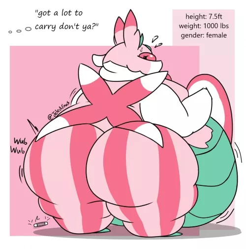 very huge, filled, and hefty lurantis! ~ Jeledraws